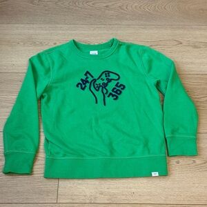 GAP Green Kids Sweatshirt with Game Controller Graphic
